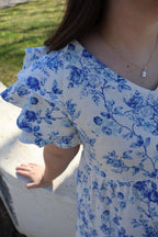 Blue Floral Dress