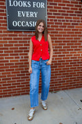 Red Sweater Vest