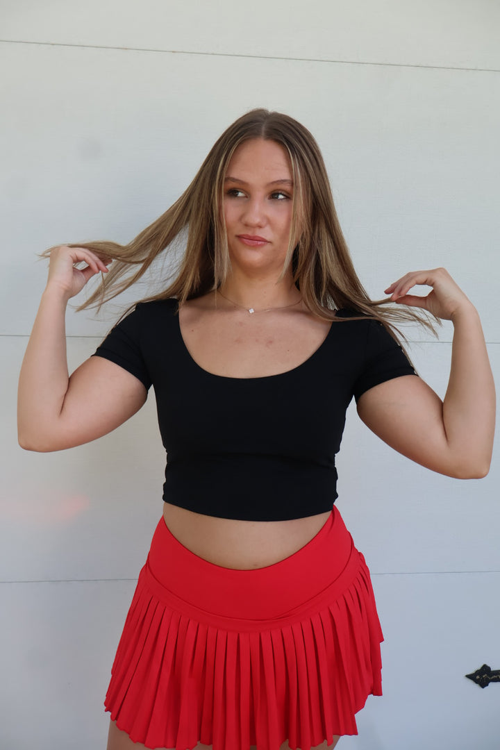 Black Twist Top