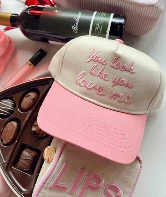 You Look Like You Love Me - Pink Vintage Trucker Hat