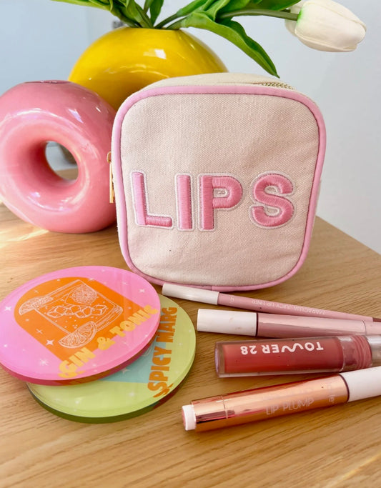 Lips Canvas Mini - Pink