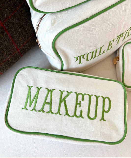 Makeup - Green Canvas Large