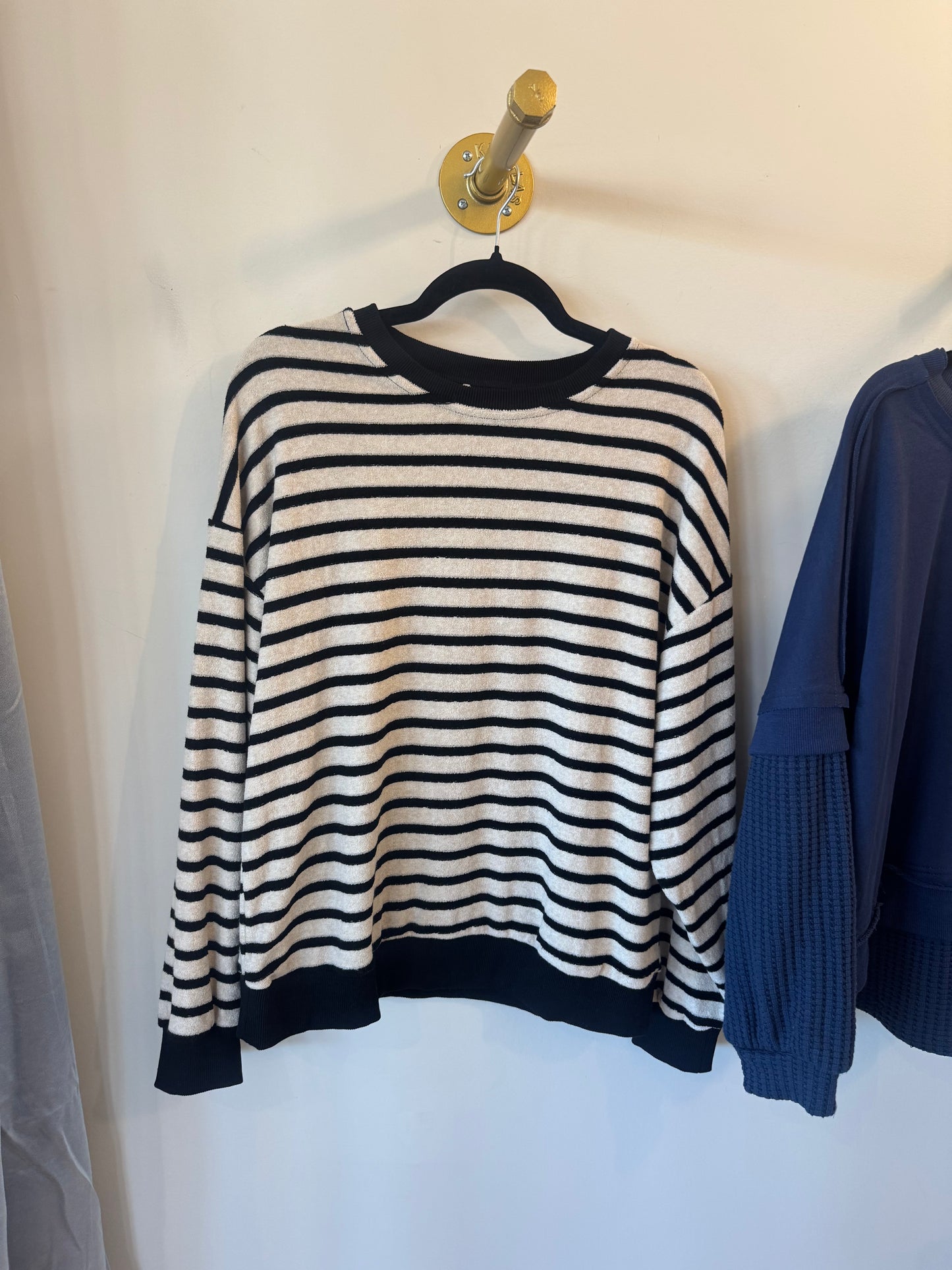 Black Stripe Sweatshirt