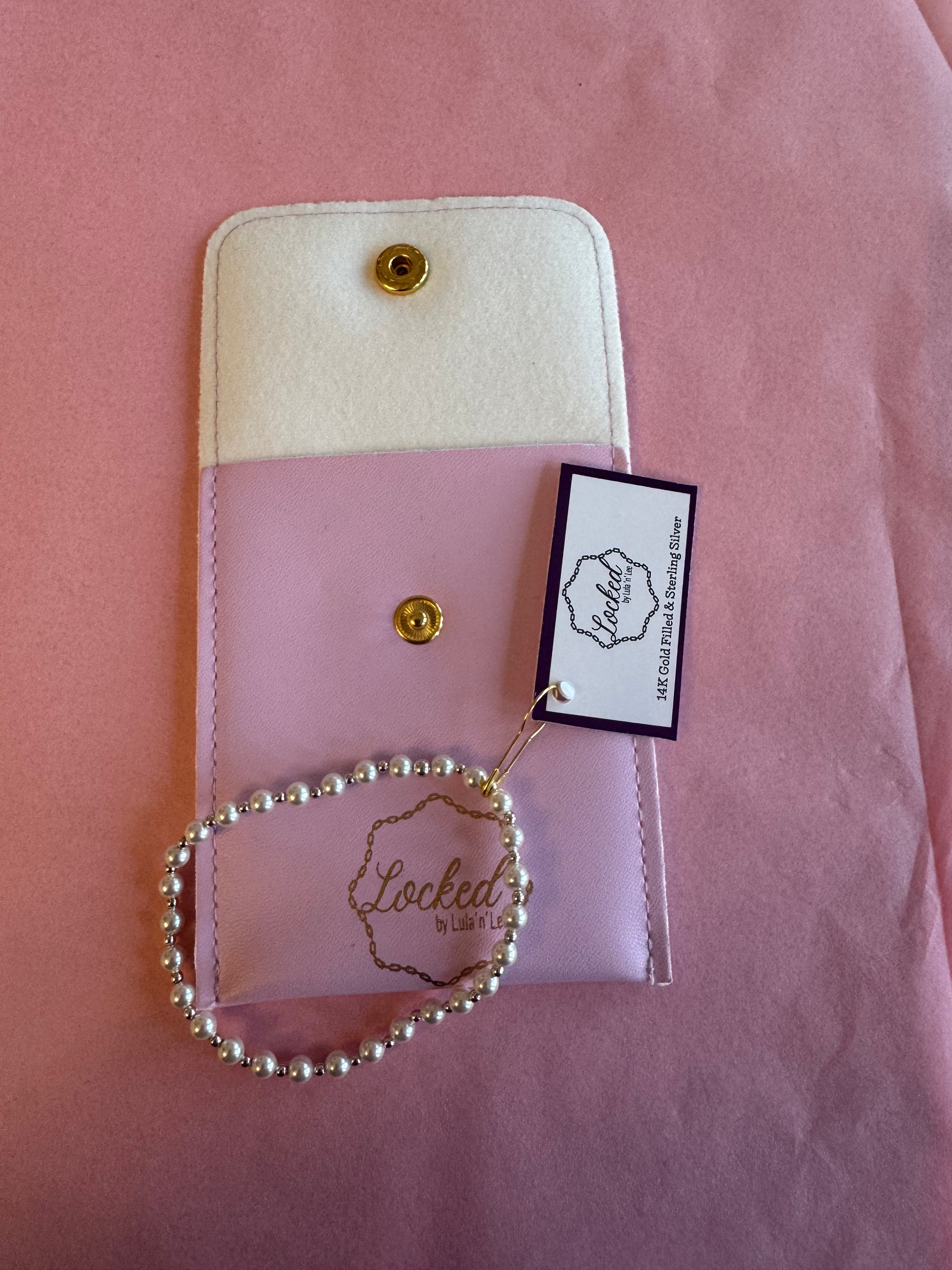 Silver and 4mm Pearl