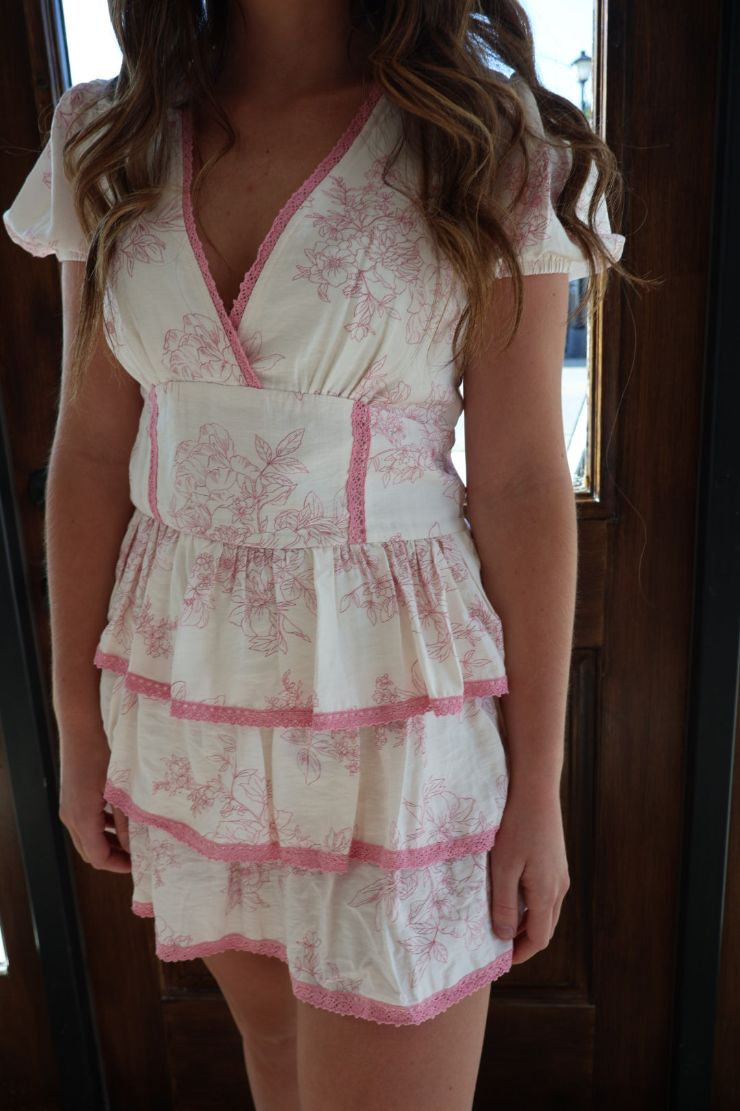 Lace Puff Romper