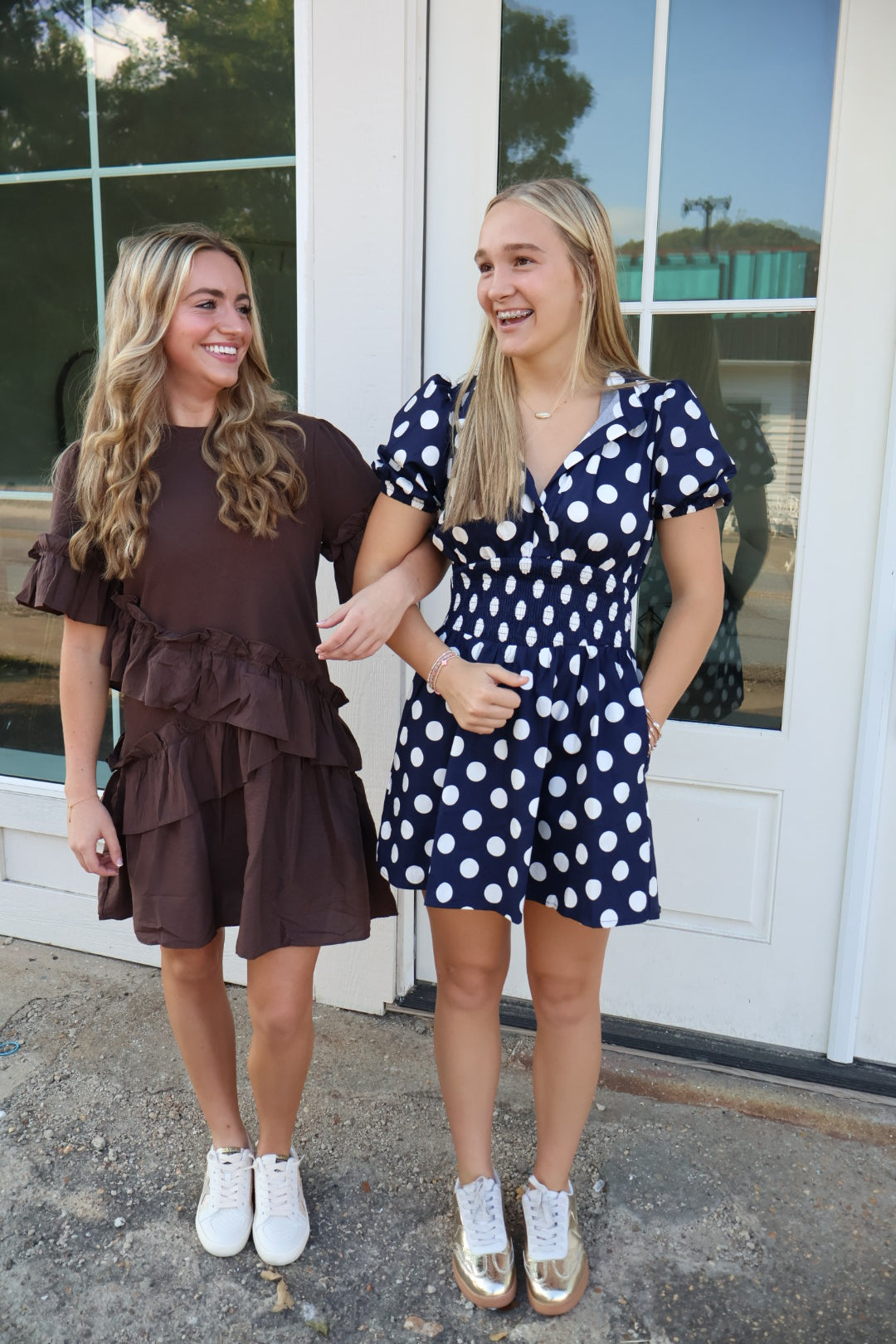 Polka Dot Mini Dress