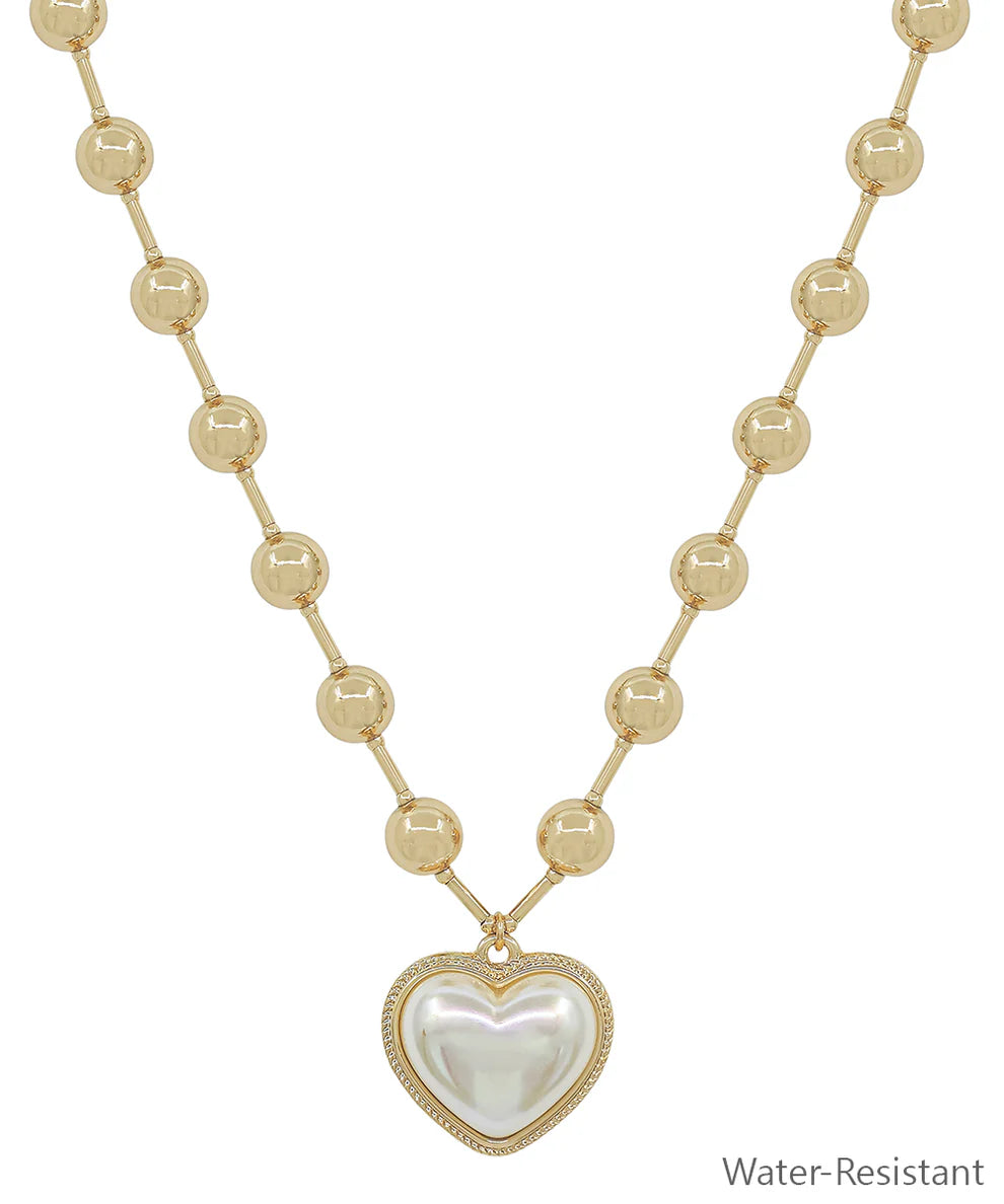 Pearl Puffy Heart