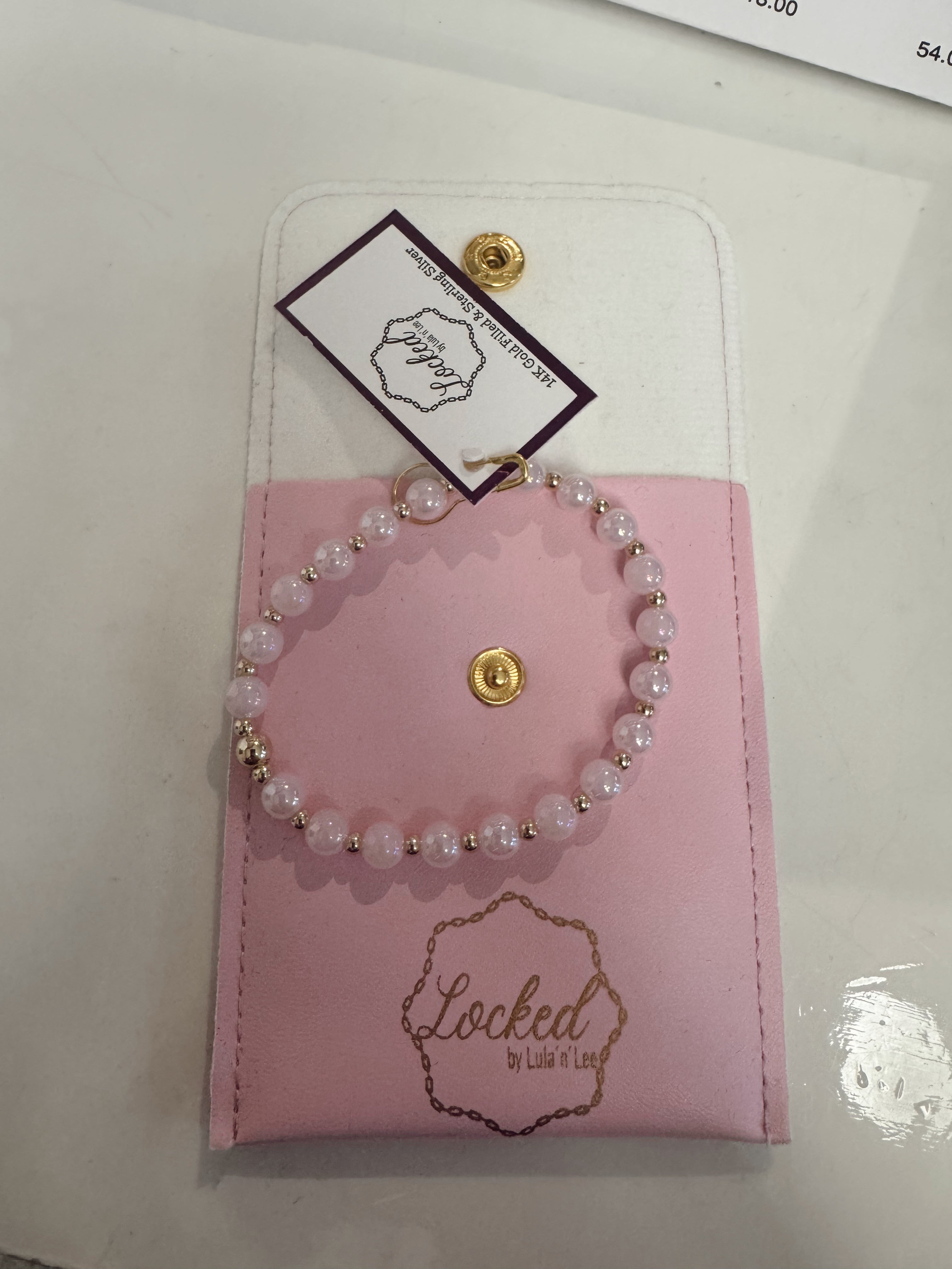 Pink Smooth Crystal Glass