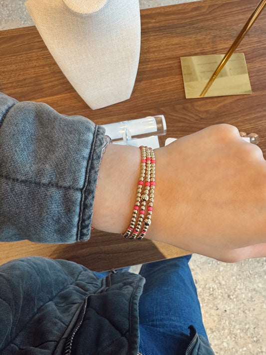 Watermelon Czech Glass