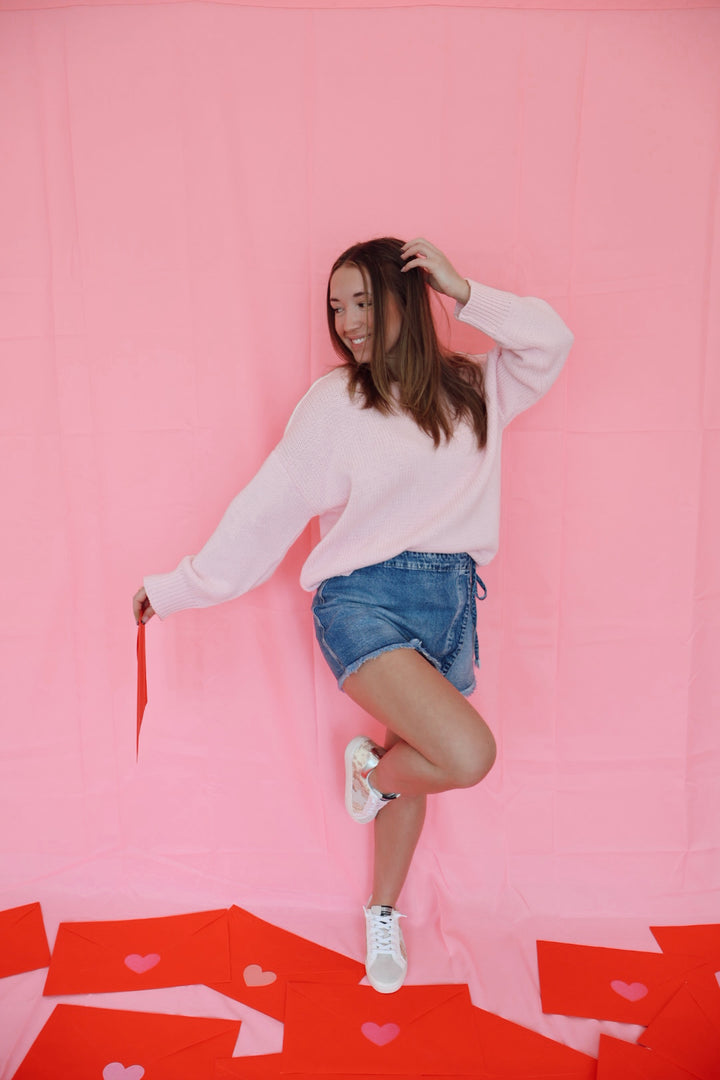Pink Cream Sweater