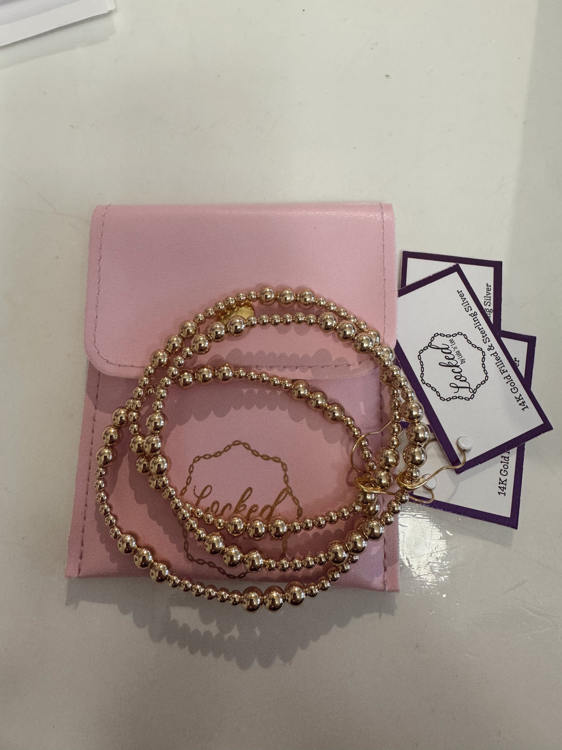 Gold Filled Bracelet 3mm and 5mm