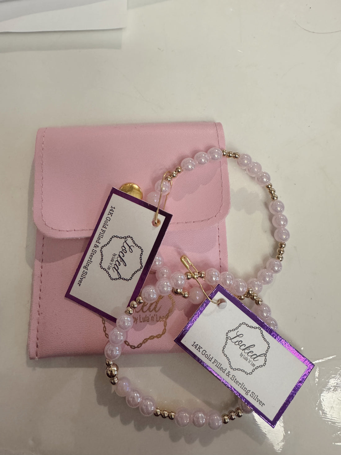 Pink Smooth Crystal Glass