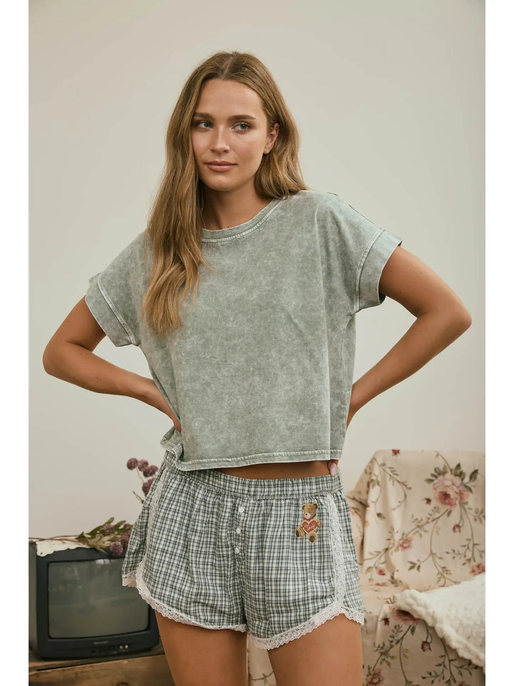 Olive Basic Tee