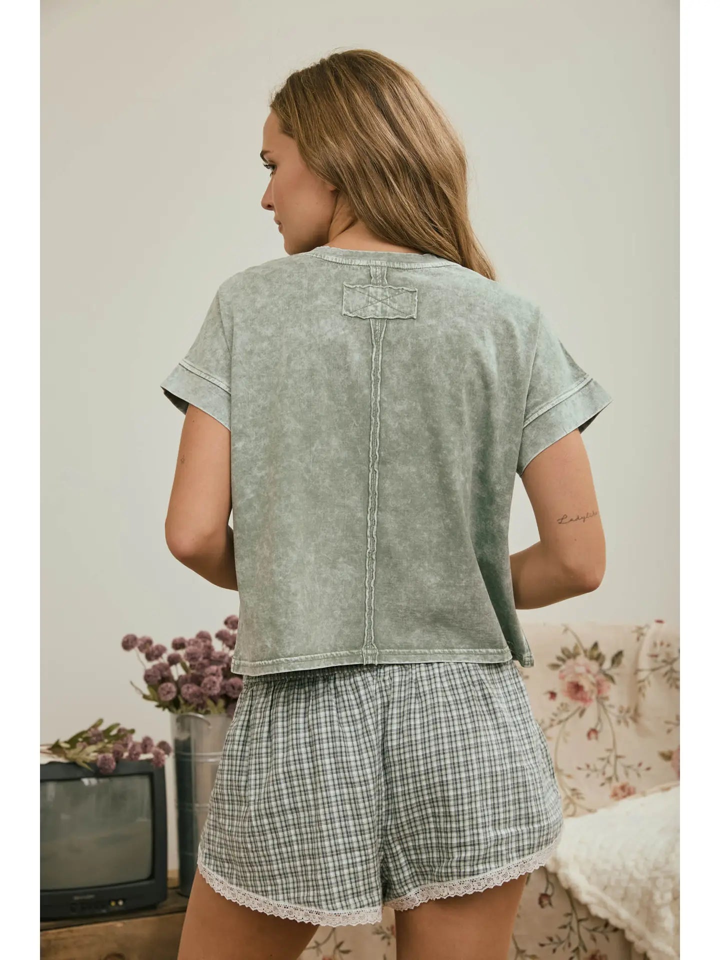 Olive Basic Tee