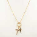 Double Cross Necklace