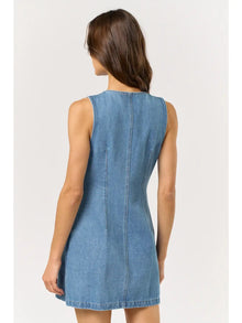 Denim mini Dress
