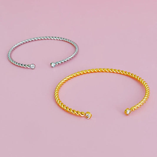 Gold Cabled Bracelet