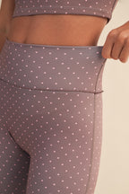 Polka Dot Flare Leggings
