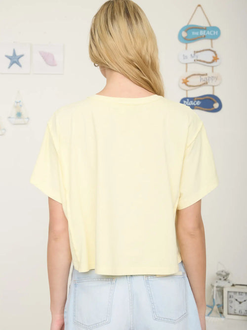 Butter Yellow Tee