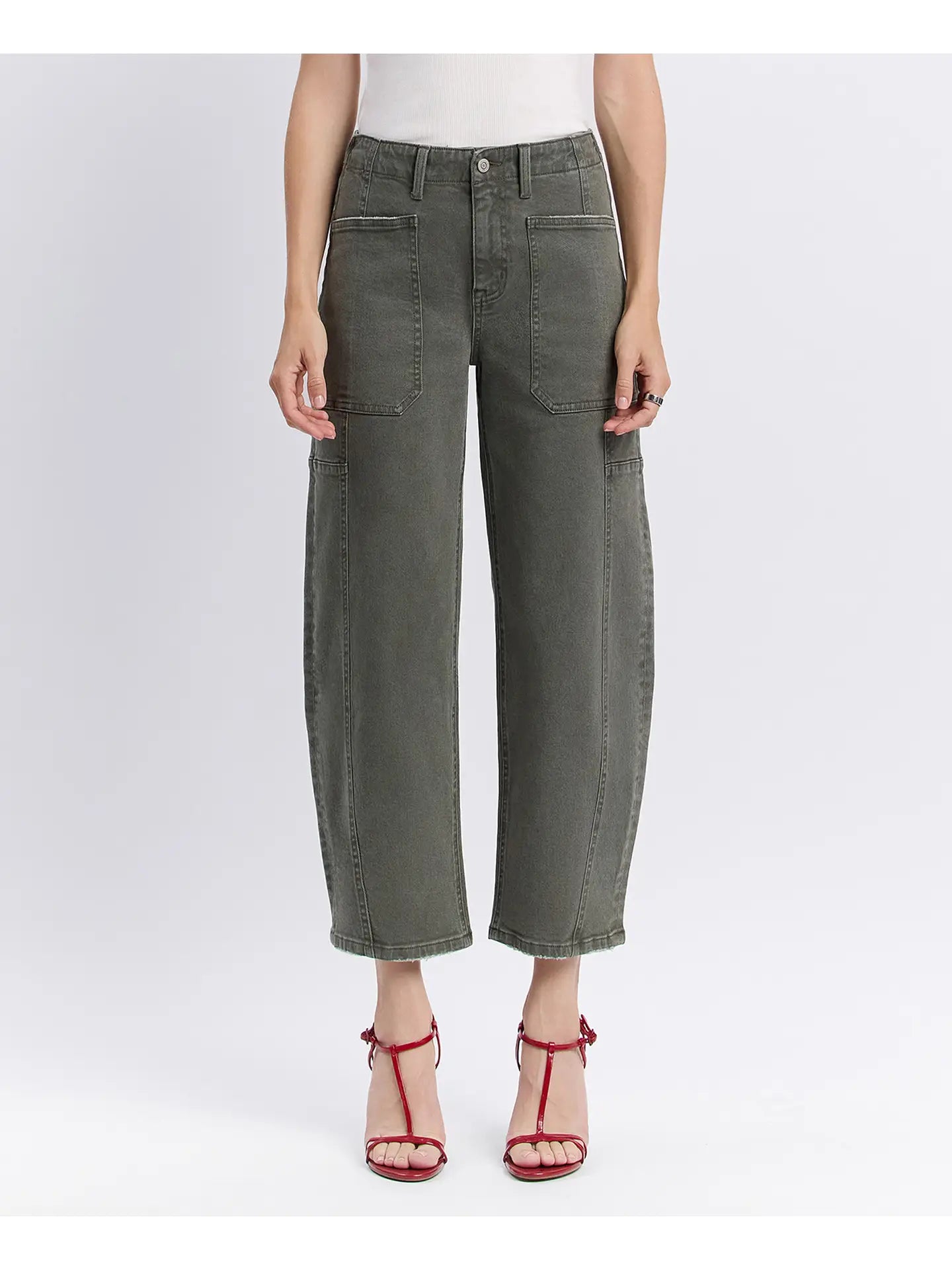 Super High Rise Barrel Jeans