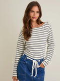 The Lila Stripe Top