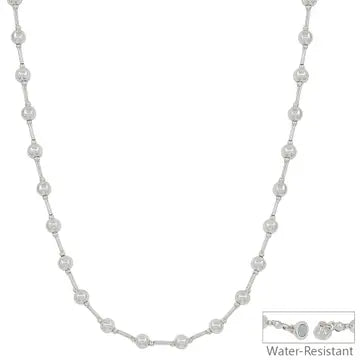 Silver Beaded Necklace