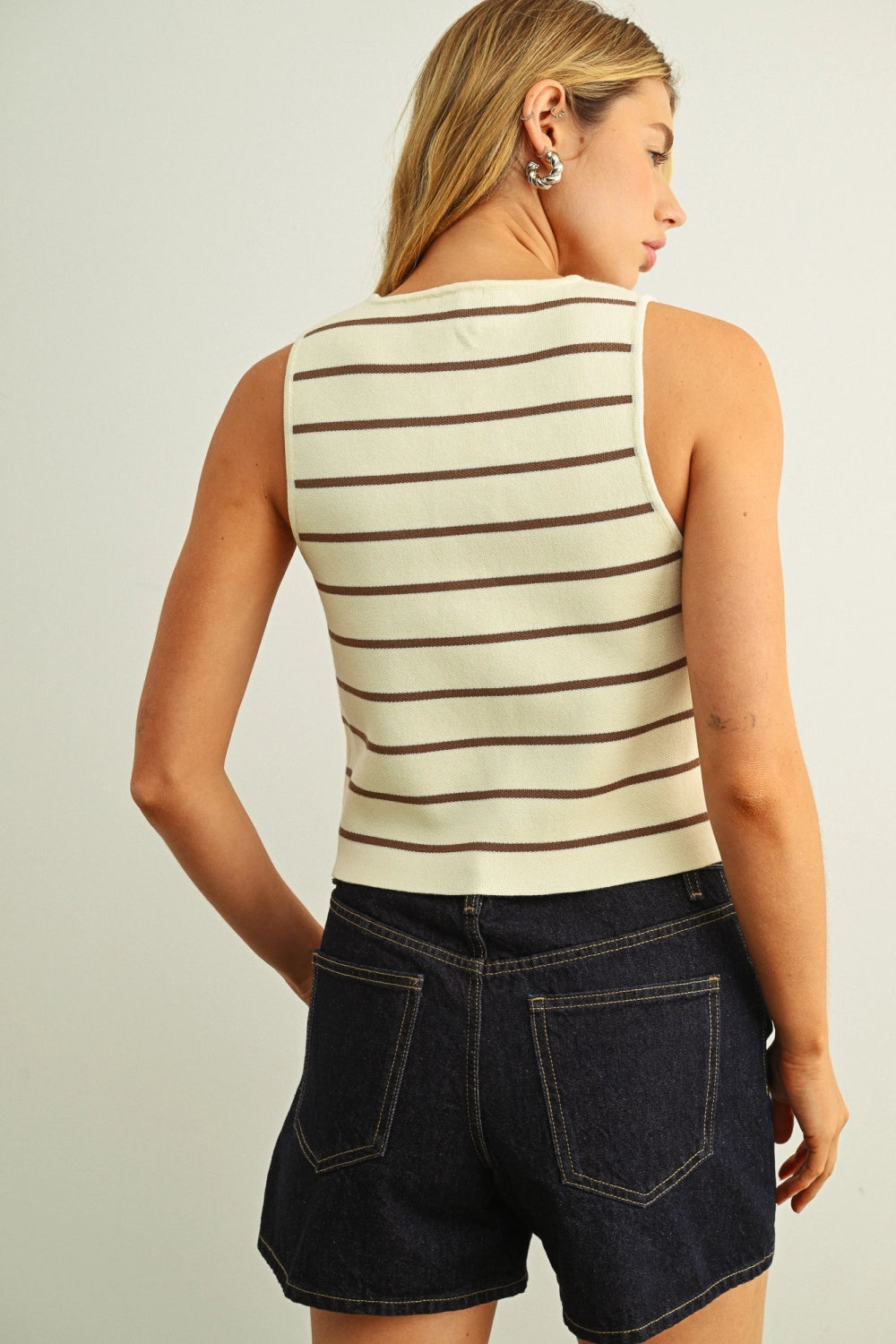 The Madison Stripe Vest