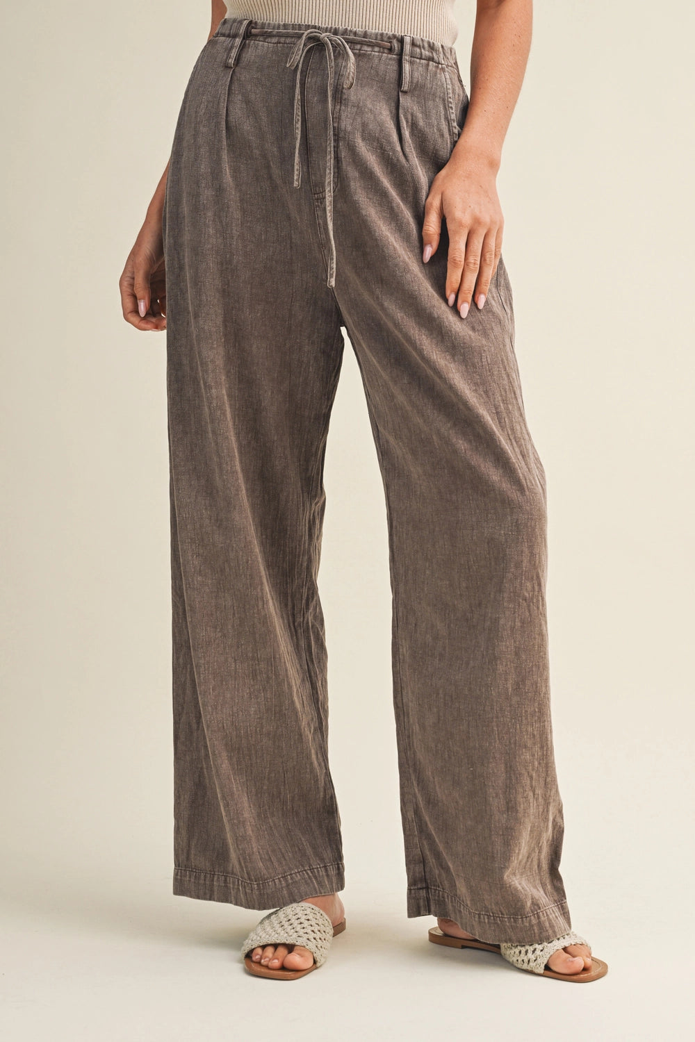 Mocha Breeze Wide Leg