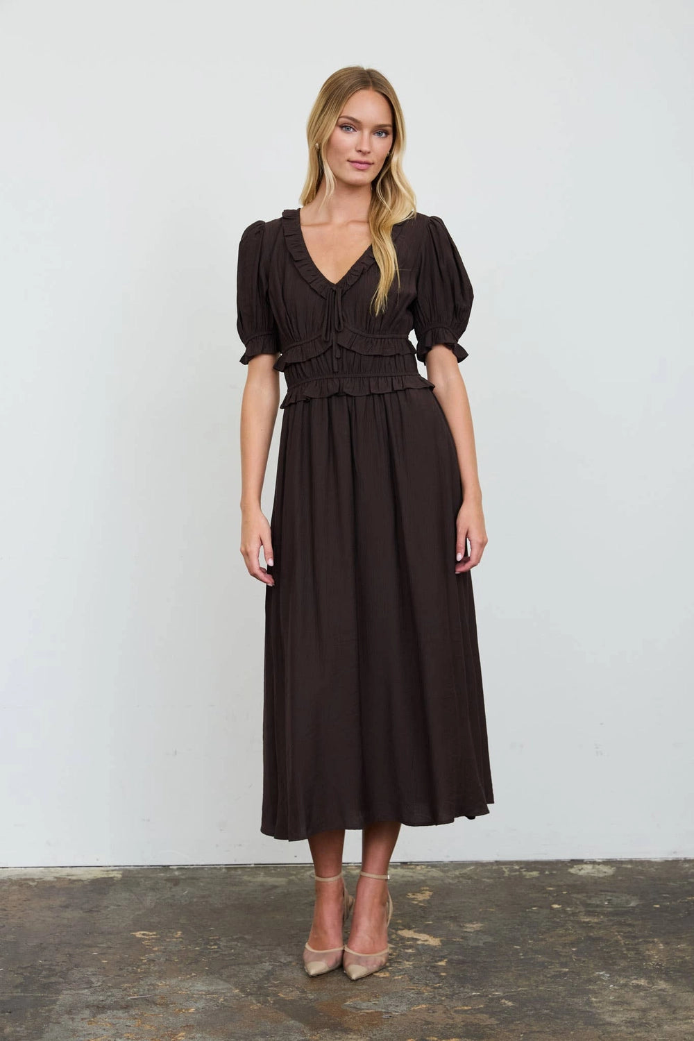 Espresso Hour Midi Dress