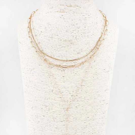 Layered Chain with cross