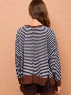 Coffee Date Stripe Top