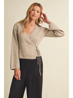 Wrapped Knit Top