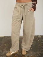 Mocha Barrel Sweatpants