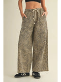 Cheetah Drawstring Pants